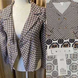 Leith blazer colored blazer sz xxs